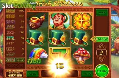 Скрин4. Irish Wildness (Reel Respin) слот