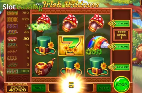 Скрин6. Irish Wildness (Reel Respin) слот