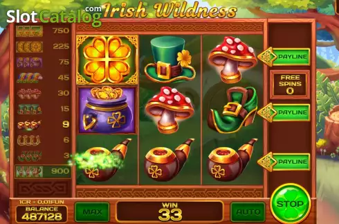 Скрин7. Irish Wildness (Reel Respin) слот