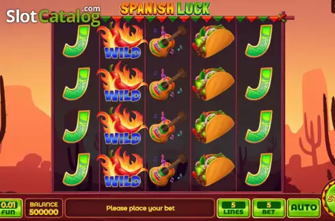 Скрин2. Spanish Luck слот
