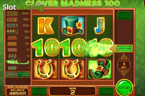 Скрин4. Clover Madness 100 (Reel Respin) слот