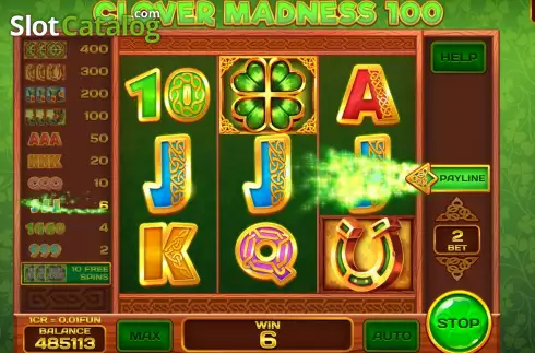 Скрин3. Clover Madness 100 (Pull Tabs) слот