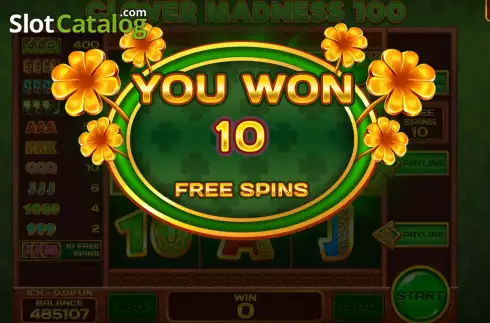 Скрин5. Clover Madness 100 (Pull Tabs) слот