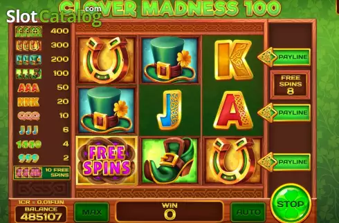 Скрин6. Clover Madness 100 (Pull Tabs) слот