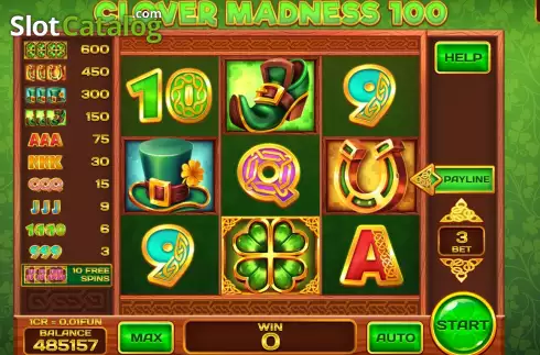 Скрин3. Clover Madness 100 (3x3) слот