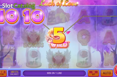 Скрин3. Luck of Love слот