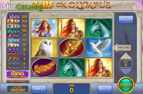 Скрин2. Zeus on Olympus (Pull Tabs) слот