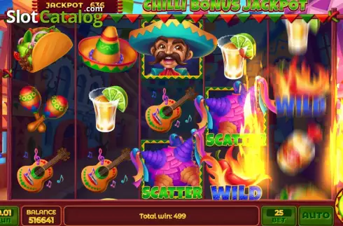 Скрин7. Chilli Bonus Jackpot слот