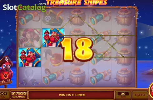 Скрин3. Treasure Snipes (InBet Games) слот