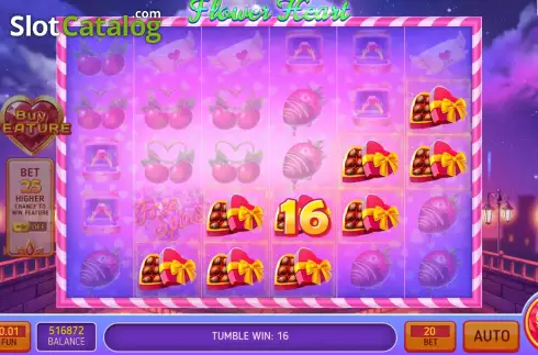 Скрин4. Flower Heart слот