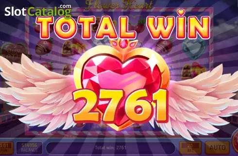 Скрин8. Flower Heart слот