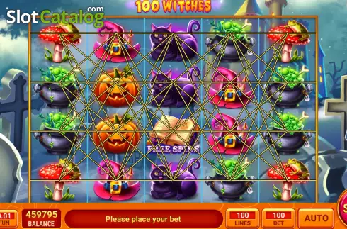 Скрин2. 100 Witches слот