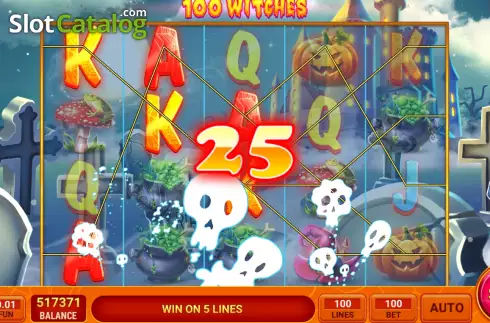 Скрин3. 100 Witches слот