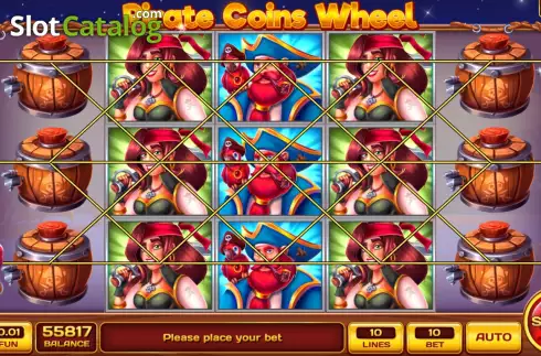 Скрин2. Pirate Coins Wheel слот