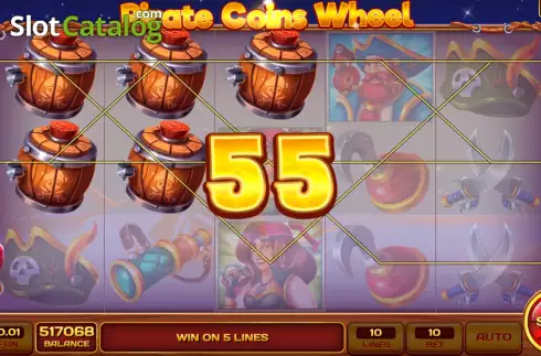 Скрин4. Pirate Coins Wheel слот