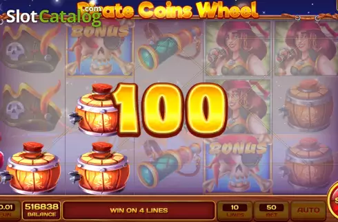 Скрин5. Pirate Coins Wheel слот