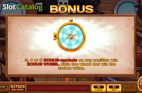 Скрин7. Pirate Coins Wheel слот