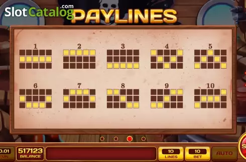 Скрин8. Pirate Coins Wheel слот