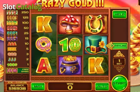 Скрин3. Crazy gold III (Reel Respin) слот