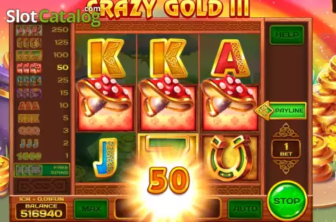 Скрин5. Crazy gold III (Reel Respin) слот