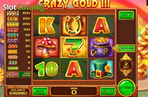 Скрин2. Crazy Gold III (Pull Tabs) слот