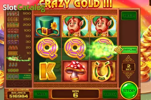 Скрин4. Crazy Gold III (Pull Tabs) слот