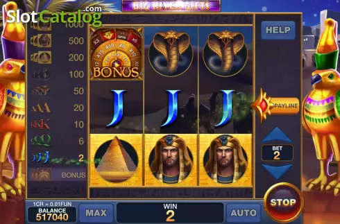 Скрин3. Big River Gifts (Pull Tabs) слот