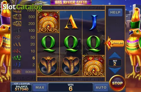 Скрин4. Big River Gifts (Pull Tabs) слот