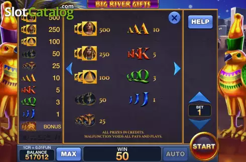 Скрин5. Big River Gifts (3x3) слот