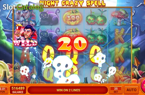 Скрин3. Night Crazy Spell слот