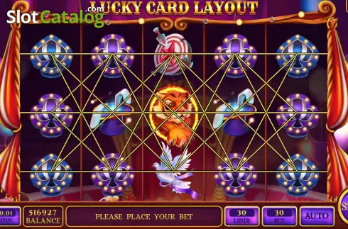 Скрин2. Lucky Card Layout слот