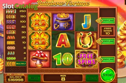 Скрин6. Rainbow Fortune (Reel Respin) слот