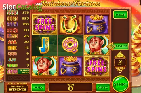 Скрин2. Rainbow Fortune (3x3) слот