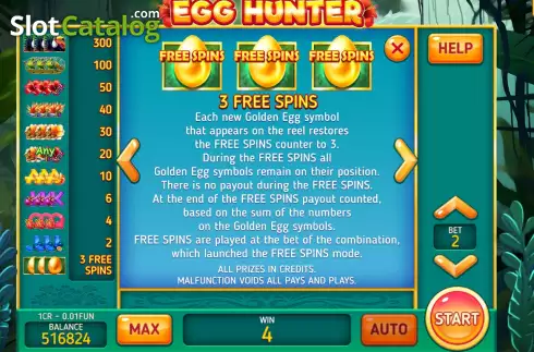 Скрин6. Egg Hunter (Pull Tabs) слот
