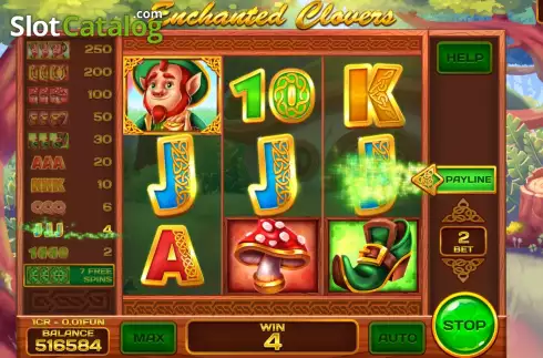 Скрин4. Enchanted Clovers (Pull Tabs) слот