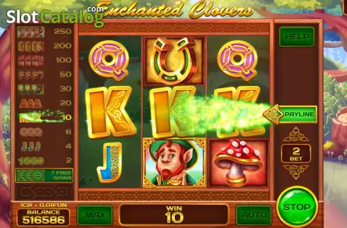 Скрин5. Enchanted Clovers (Pull Tabs) слот