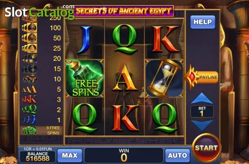 Скрин2. Secrets Of Ancient Egypt (3x3) слот