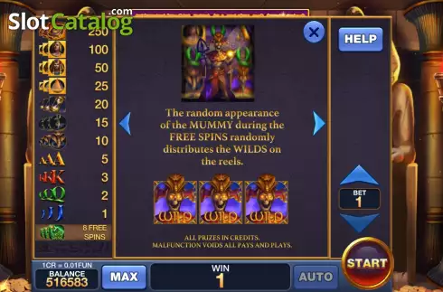 Скрин6. Secrets Of Ancient Egypt (3x3) слот