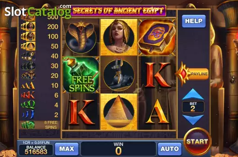 Скрин2. Secrets Of Ancient Egypt (Pull Tabs) слот