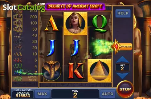 Скрин3. Secrets Of Ancient Egypt (Pull Tabs) слот