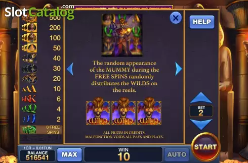 Скрин6. Secrets Of Ancient Egypt (Pull Tabs) слот