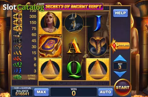 Скрин2. Secrets Of Ancient Egypt (Reel Respin) слот