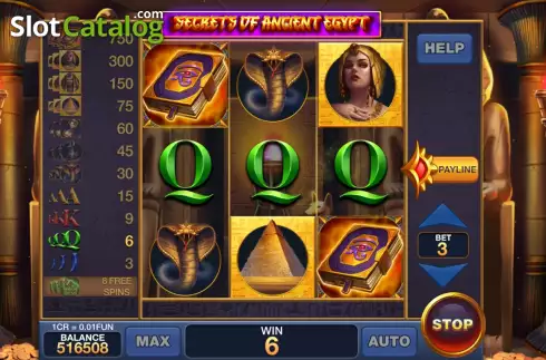 Скрин3. Secrets Of Ancient Egypt (Reel Respin) слот