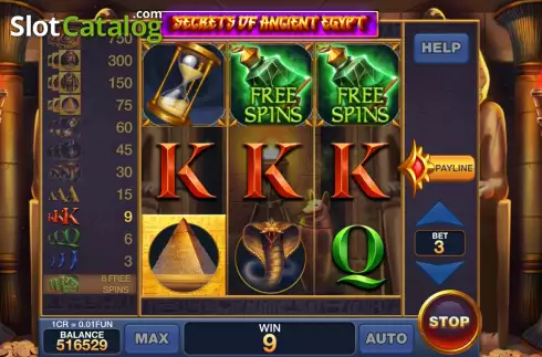 Скрин4. Secrets Of Ancient Egypt (Reel Respin) слот