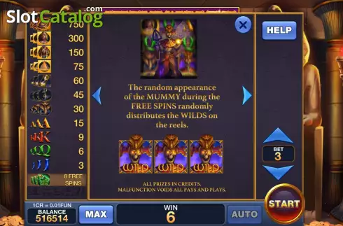 Скрин6. Secrets Of Ancient Egypt (Reel Respin) слот