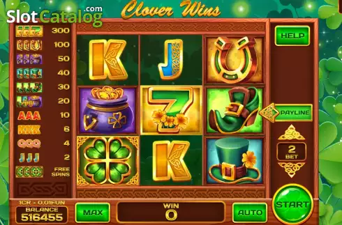 Скрин2. Clover Wins (Pull Tabs) слот