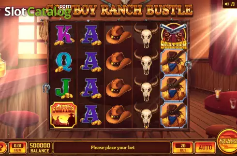 Скрин2. Cowboy Ranch Bustle слот