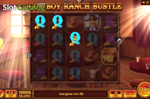Скрин3. Cowboy Ranch Bustle слот