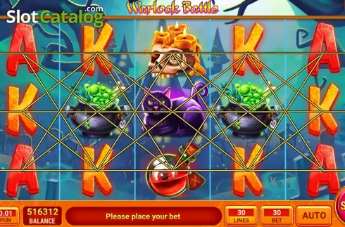 Скрин2. Warlock Battle слот