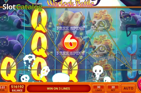 Скрин3. Warlock Battle слот